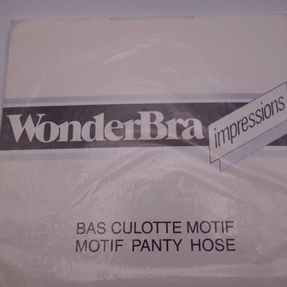WonderBra impressions Ultra Sheer Stocking with Top Lace Band Average Alabaster - Picture 9 of 13